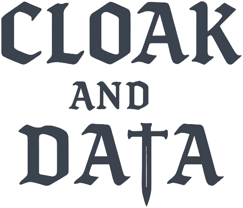 Cloak & Data Text Logo